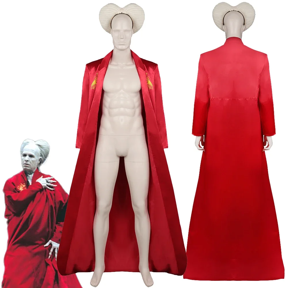 

Vampire Cosplay Fantasy Red Cloak 1992 Horror Movie Costume Disguise Adult Men Cosplay Roleplay Fantasia Outfits Male Halloween