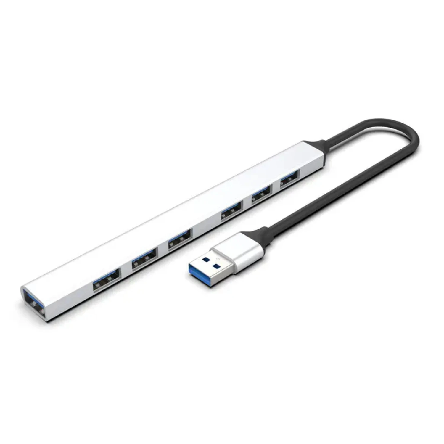 USB Hub With 7-USB Port USB3.0&7Splitter USB Extender Adapter Applicable For Laptop