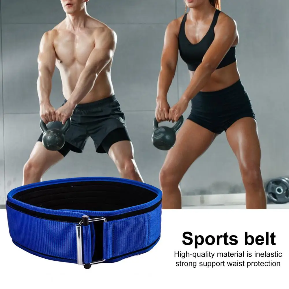 Waist Belt Non elastic Support Belt Adjustable Quick Locking Weight Lifting Belt for Men Women with for Deadlifts