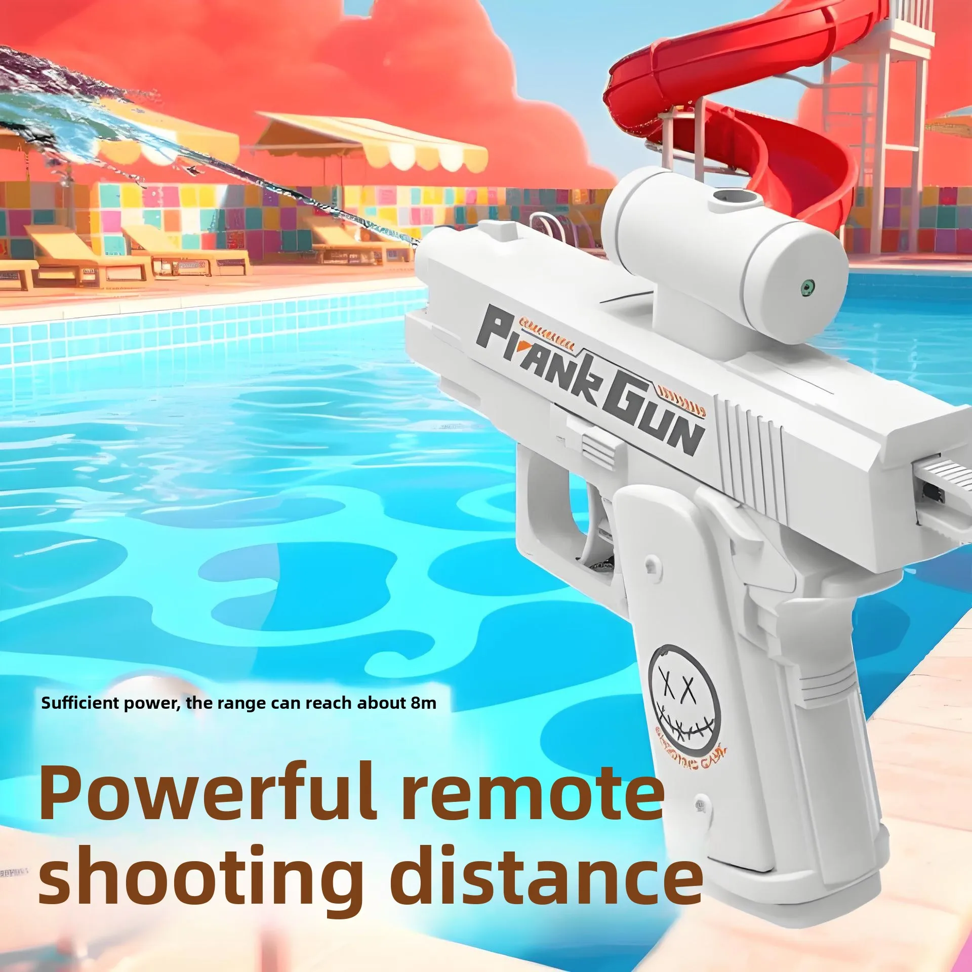 Pistola ad acqua a due vie Scherzo Pistola ad acqua Giocattolo Pistola ad acqua a cottura continua Pistola piccola Pistola ad acqua per riprese storie per interni ed esterni