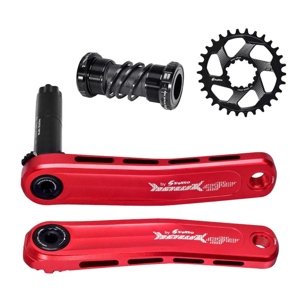 

SWTXO MTB Crankset 170mm MTB Cranks Arms for Bicycle Crown 36T Chainring Bottom Bracket for Shimano SRAM XX1,E