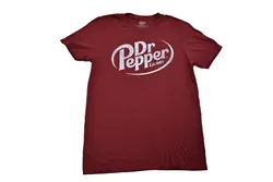 Dr. Pepper Mens Classic Dr. Pepper Logo Shirt New L, 2XL