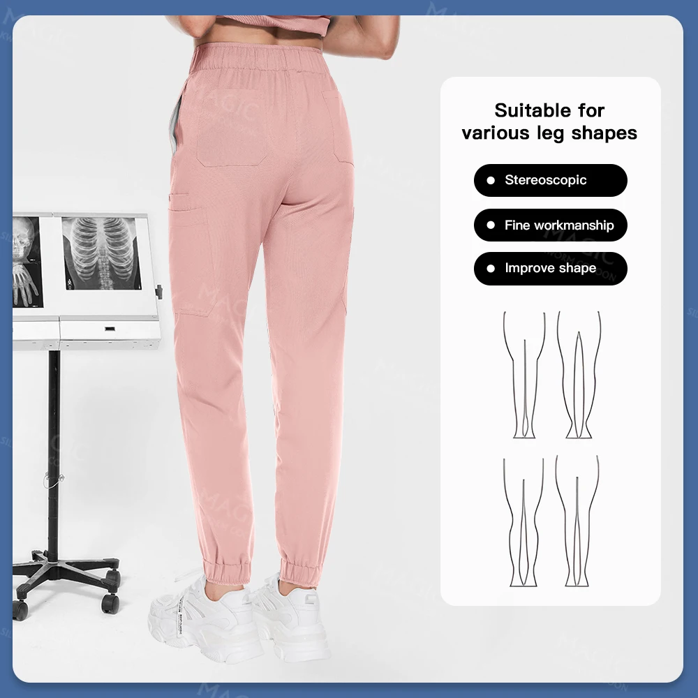 Disfraz de médico para mujer, pantalones quirúrgicos para mascotas, accesorios de enfermera Unisex, transpirables, precios al por mayor, pantalones de enfermería, ropa de trabajo