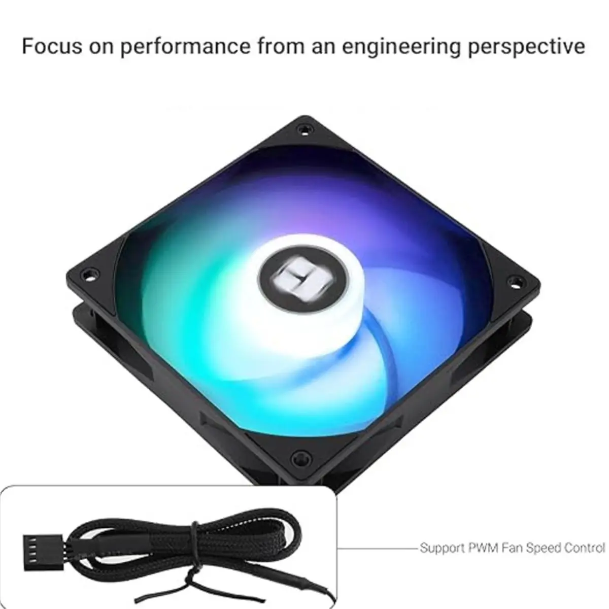 TL-C12R-S V2 CPU Fan 120mm ARGB Case Cooler 4pin PWM Computer Reverse Fan with Up to 1500RPM Chassis Fan TL-C12RB-S V2