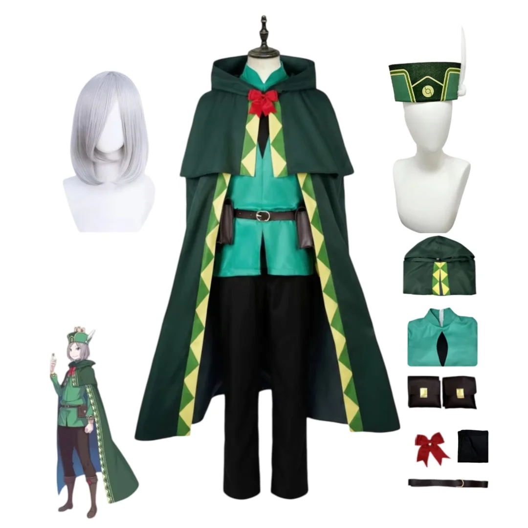 Costume da Cosplay Re Zero Otto Suwen con Parrucca per Halloween e Spettacoli Teatrali