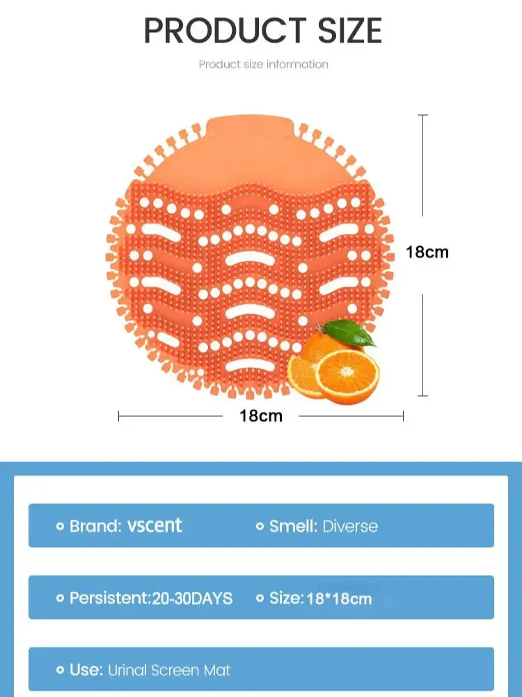 12 قطعة كل حزمة موجة مبولة شاشة الحصير مزيل الروائح الكريهة المضادة للرذاذ العطر للمرحاض الحمام إيفا مبولة الكعك 6 ألوان عينات