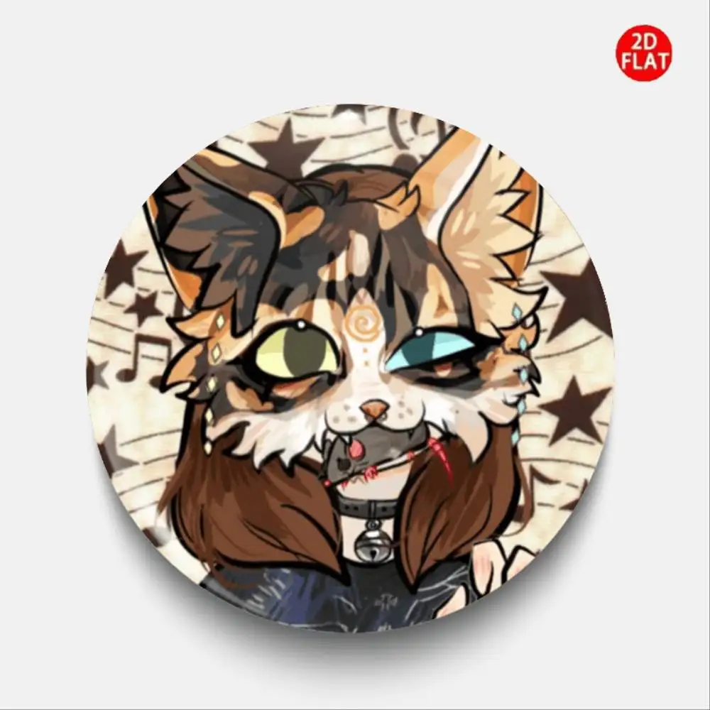 2026 Latest Cartoon Anime Plastic Badge Suitable For Clothing Hats And Backpacks Badges 25 32 44 58 75 Mm Round Cosplay