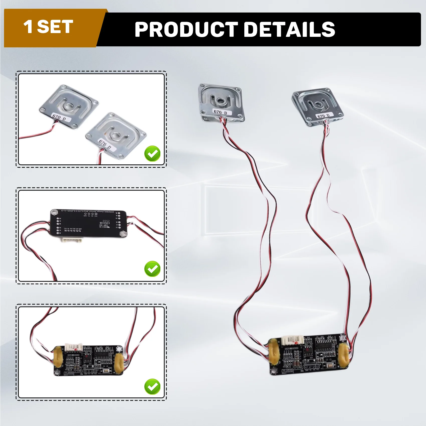 

ABIJ-PCB Board Assembly AD5X Strain Gauge And Leveling Sensor For Flashforge 3D Printer Parts
