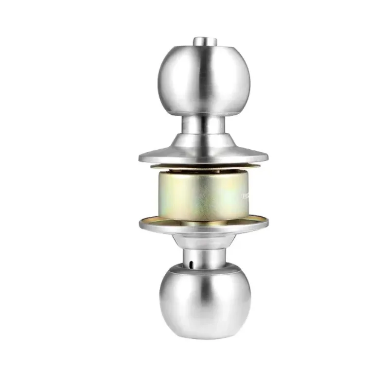 Picture 6: Stainless Steel Round Ball Door Knob Set Knob Handle Handle Lock With Key for 25mm-45mm Door Hardware Sliver for Bathroom