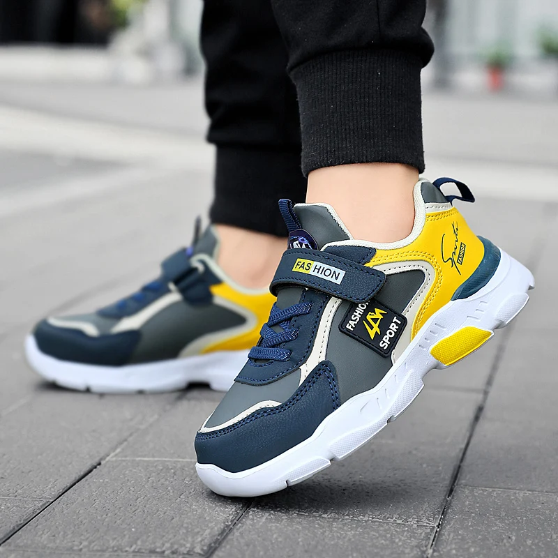Vier Jahreszeiten Kinder Turnschuhe Leichte rutschfeste Sportschuhe Outdoor Bequeme 5-16 Jahre alte Kinder Jungen Walking Laufschuh – Detail 15