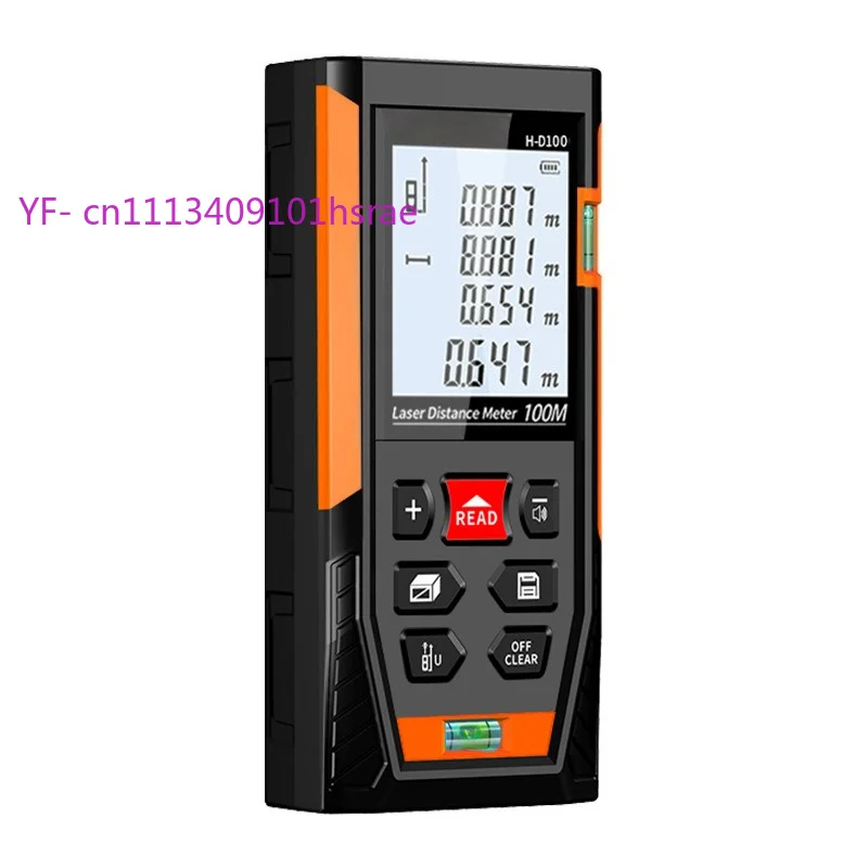Laser Rangefinder High Precision Infrared Electronic Ruler Handheld Room Distance Meter Laser Measure Tool