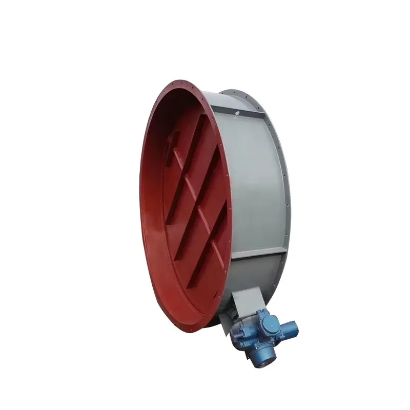 

Large diameter flue adjustable ventilation butterfly valve high temperature resistant pipeline cold air valve