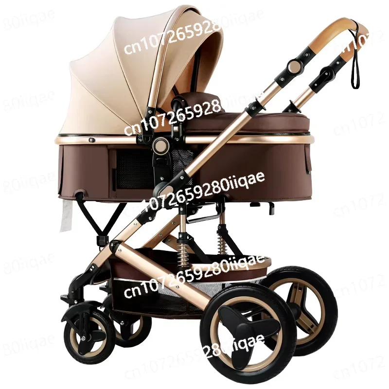 Hot Sale 4 in 1 Luxury Wholesale High View Travel Lightweight Portable Foldable Stroller