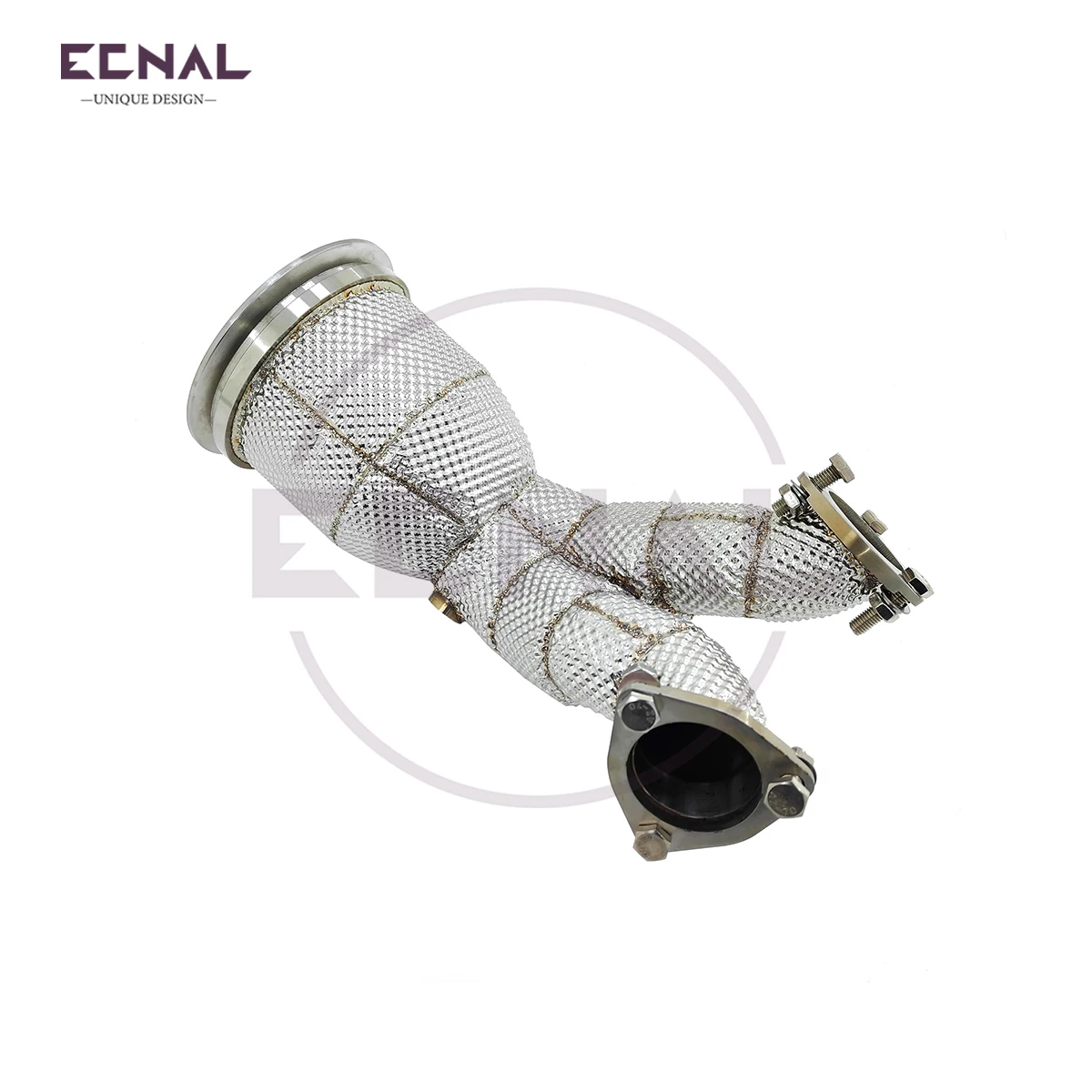 

Ecnal Exhaust Downpipe with Catalytic Converter for Audi SQ5 3.0T 2017-2024 High Quality SS304 Exhaust Header System