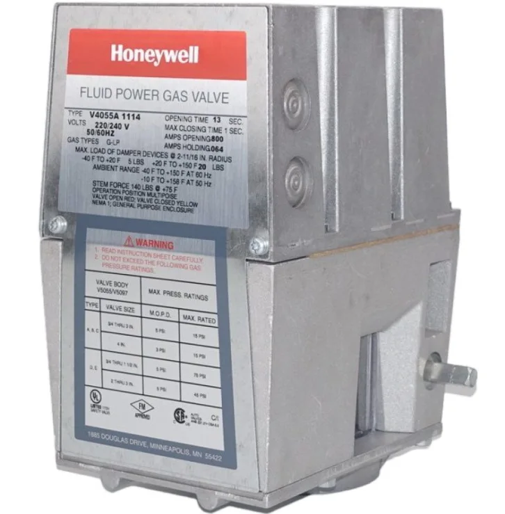 2025 Honeywell, AS, 5 aktuator elektro-hidraulik asli V4055A1239 tersedia