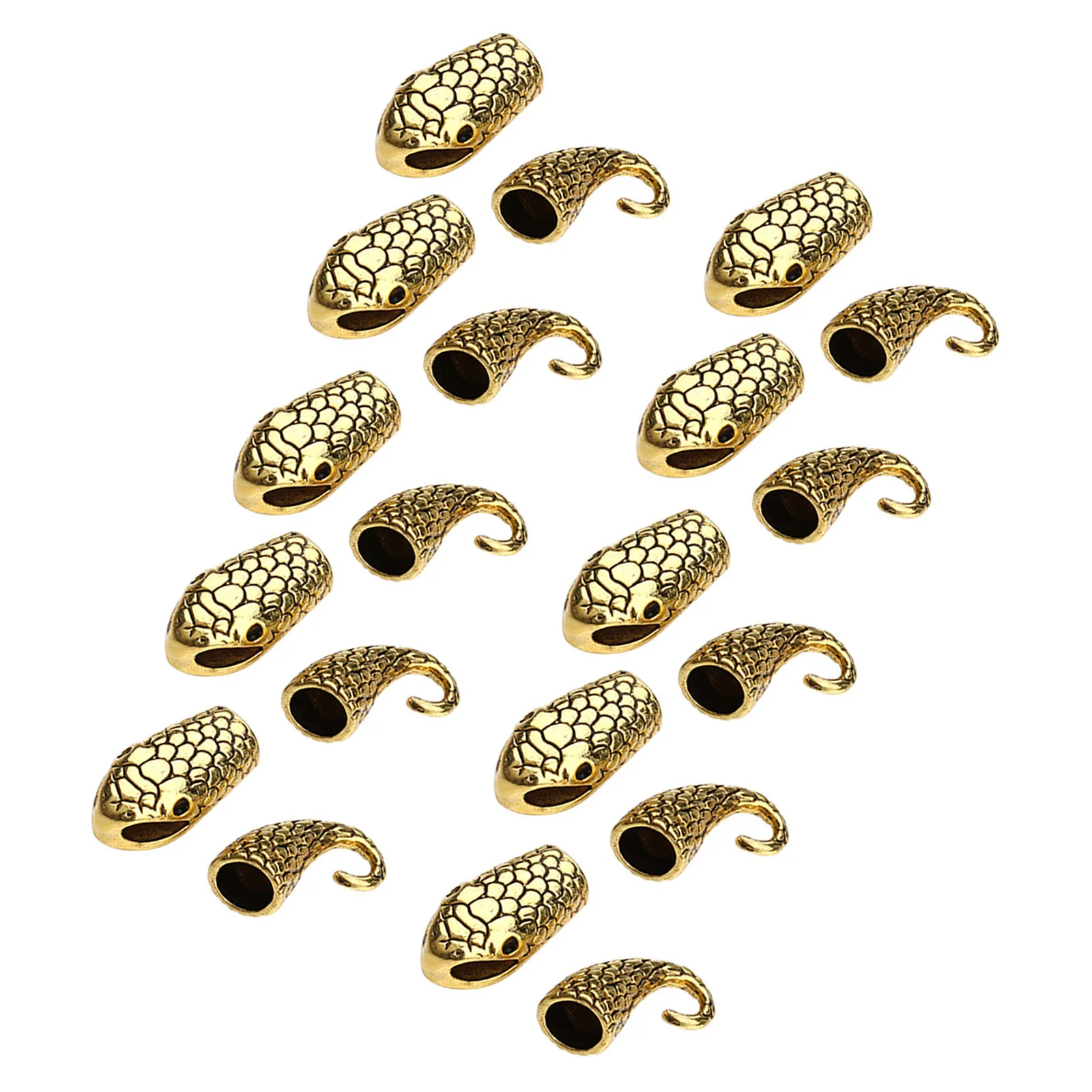 

10Pairs Snake Head Toggle Clasps Alloy Jewelry Findings Durable Clasps for Necklace Bracelet Jewelry Making Snake Hook