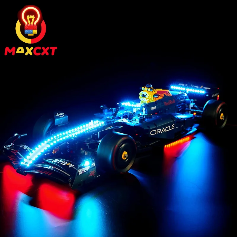 

MAXCXT LED Light For LEGO 42206 Technic Oracle Red Bull Racing RB20 F1 Car DIY Decorative Lamp Not Include Building Blocks Set