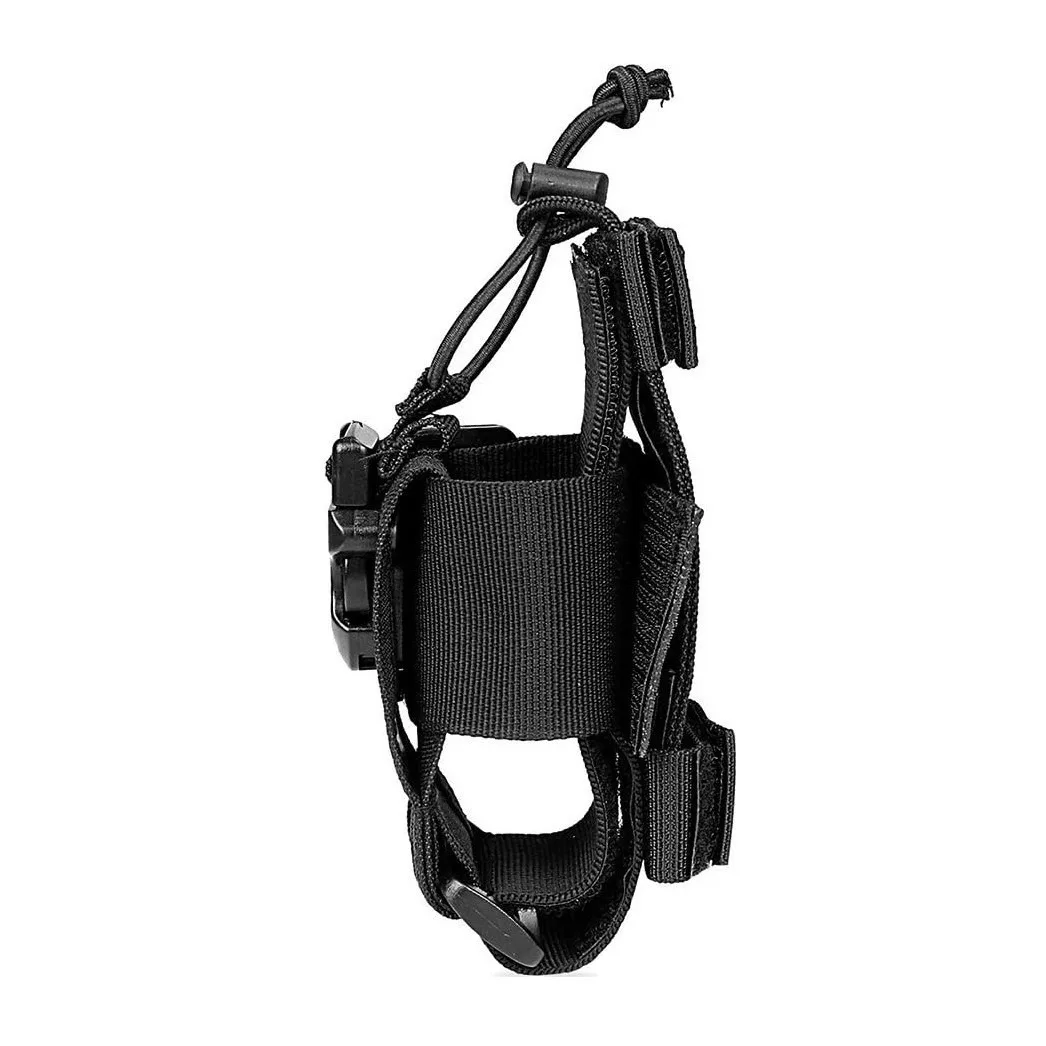 حقيبة جهاز اتصال لاسلكي محايدة من قماش أكسفورد للرياضات الخارجية قابلة للتنفس أثناء السفر وحقيبة إكسسوار بلون موحد #3