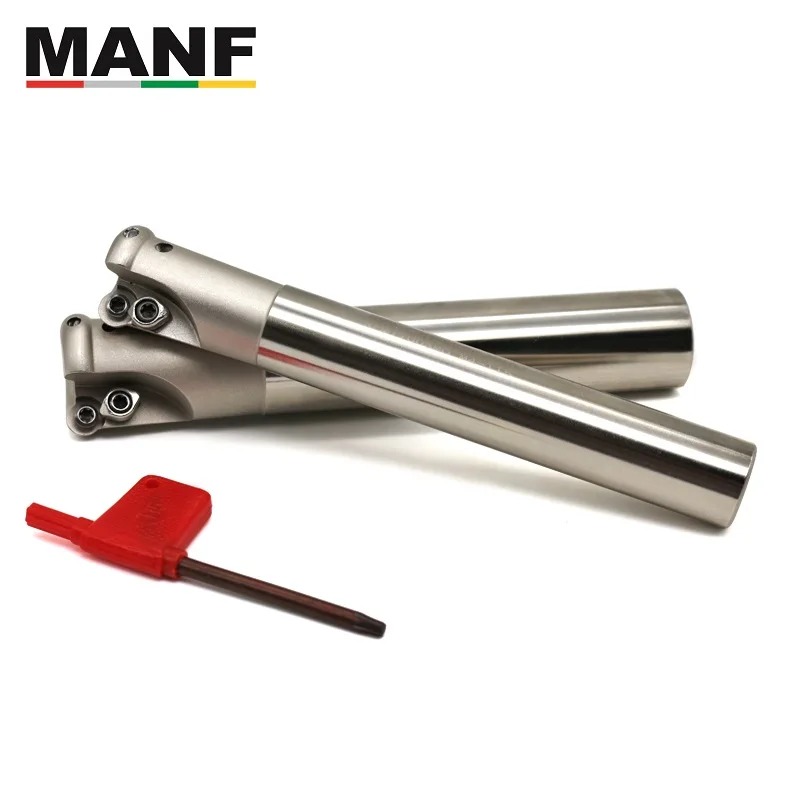 MANF EMR-C20-4R20-160 Mill Cutter Screw Clamped Alloy End Mill  High Hardness Round Nose Milling Tool  For RPMT08T2 RPMT10T3