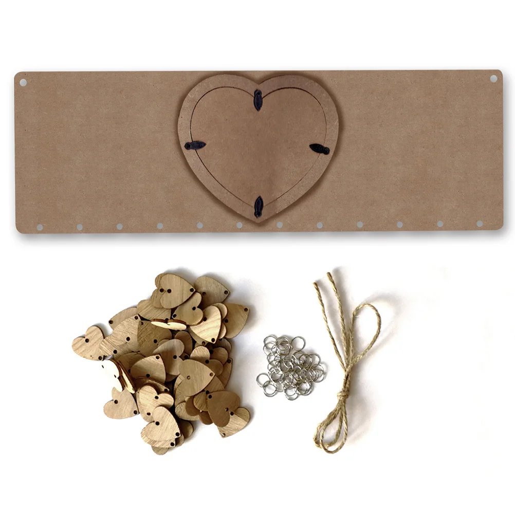 

Wooden Birthday Reminder Frame Calendar Planner DIY Hanging Board Message Tags Family Celebration Organizer Wall Decor