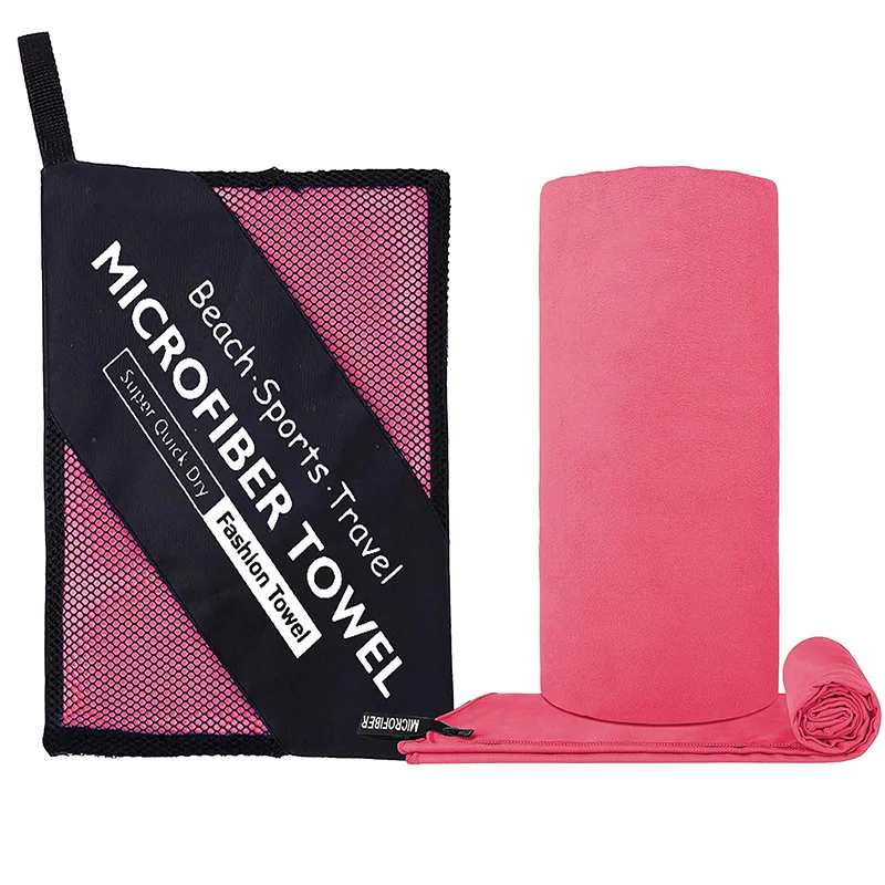 1-Stück Mikrofaser-Reisehandtuch, Schnelltrocknendes Handtuch Super Saugfähig Kompakt Leichtgewichtig für Strand, Fitness, Pool, Bad, Yoga – Detail 6