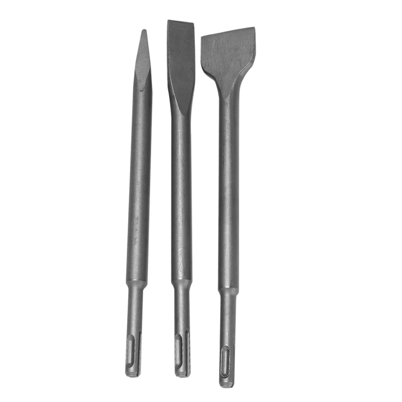 

Point Groove Gouge Flat Chisels Set Electric Hammer Brick Drill Bit Wall Concrete Drilling Tools Flat Chisels