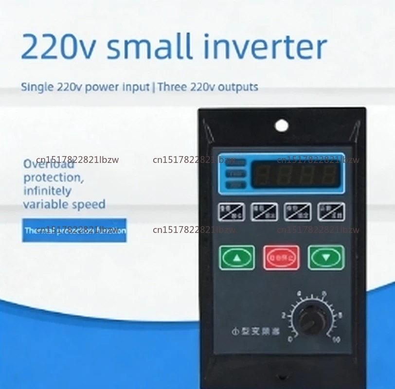 1pcs Small Simple Universal Inverter Single-phase 220V to Three-phase 220V Motor 200/400/750W Small Power