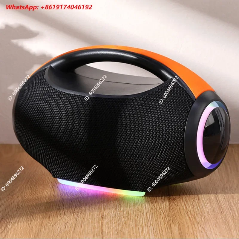 4th Generation Bluetooth Speaker 30W High Power Portable Outdoor Subwoofer Long Battery Life Dual Speakers RGB Light
