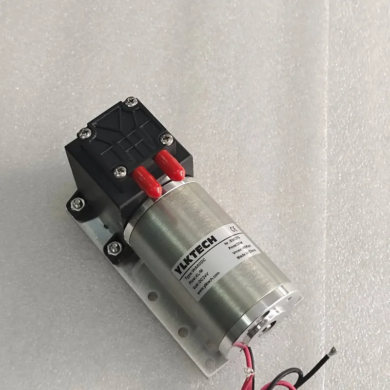 WA60DC Electric Micro Air Pump Diaphragm Piston Structure 12V-24V Voltage Vacuum Usage Customizable Cable Length OEM Application