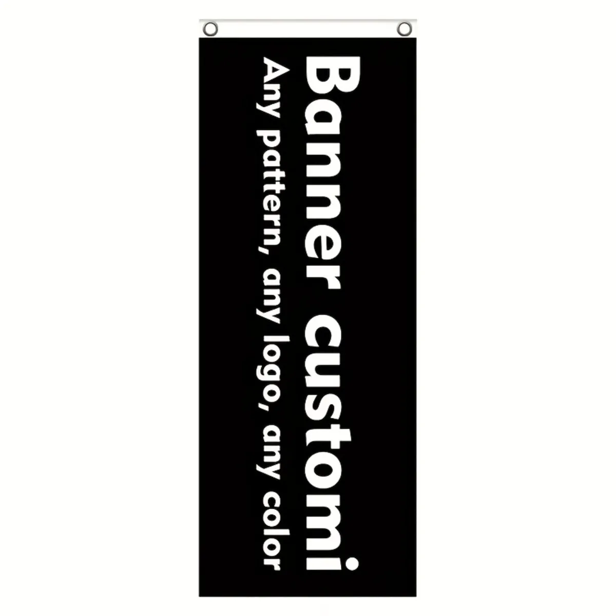 1Pc Custom Printed Banner Personalized Logo Diy Hanging Sign For Office Wedding Birthday Party Indoor Outdoor Display