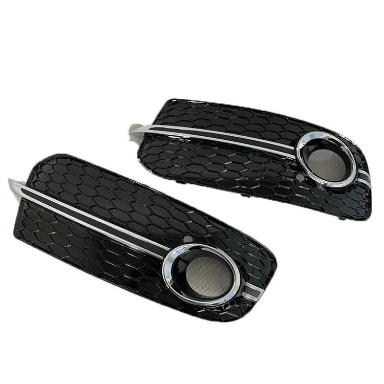 

Excellent quality Bumper Fog Light Cover Body Kit RSQ5 Tuning Front Foglamp Chrome For Audi Q5 2013-2018