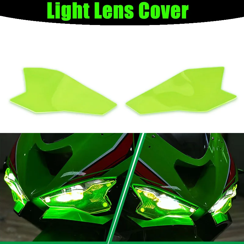 

Защитная акриловая накладка на переднюю фару мотоцикла, защита линзы фары, подходит для Z500 Z 500 500 Ninja 500 2024 2025