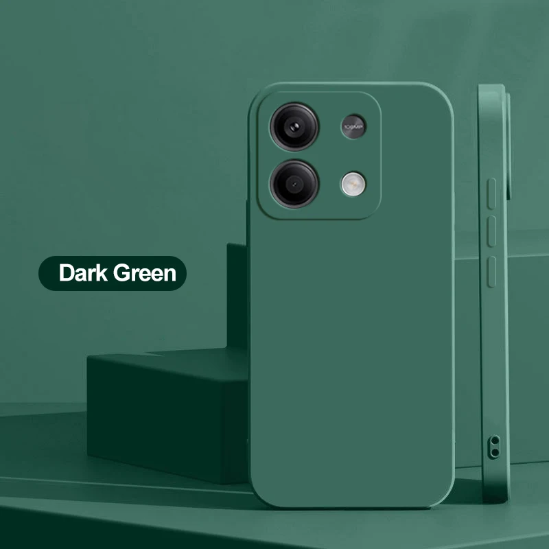 Original quadratische Flüssigsilikon-Handyhüllen für Xiaomi Redmi Note 13 14 Pro Note 14 Pro + Note 13 Pro Plus 5G stoßfeste Rückseite – Detail 9