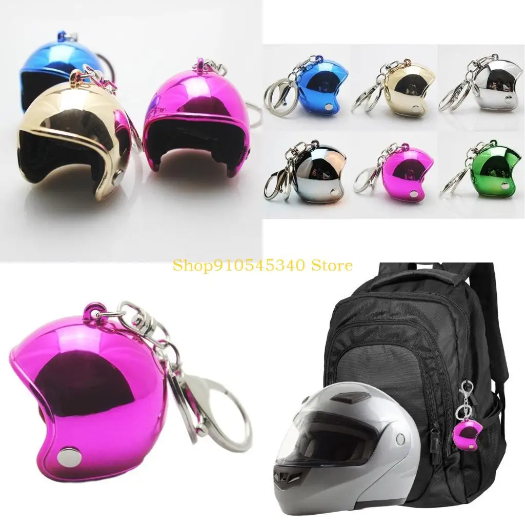 

U2JA Helmets Keychain Keyring Backpack Ornament Gift for Birthday Helmets Pendant