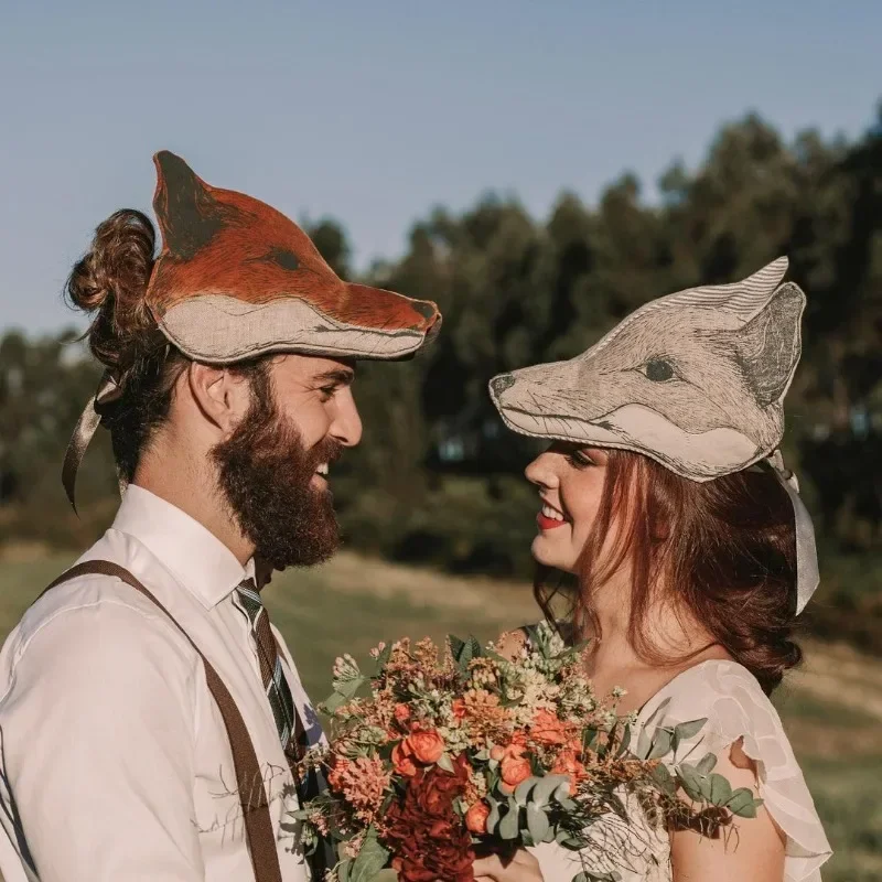 Máscara de conejo, León y cebra para niños y adultos, diadema de Animal, Cosplay, sombreros de escenario, vestido de Mascarada, máscara de Carnaval