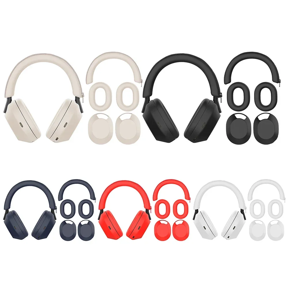 

For SONY WH-1000XM5 Headphone Silicone Protective Case,Perfect fit, Anti drop, Dust, Skin friendly, Washable