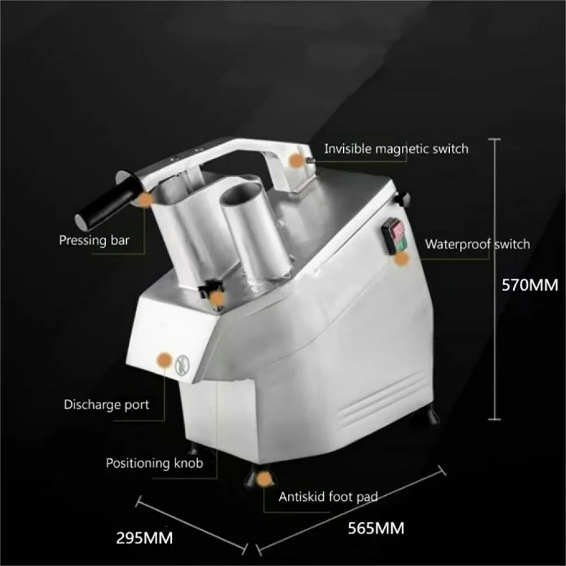 HLC300 Kitchen Vegetable Cutter Machine Multifunctional Fruit Vegetable Slicer Cutter Commercial
