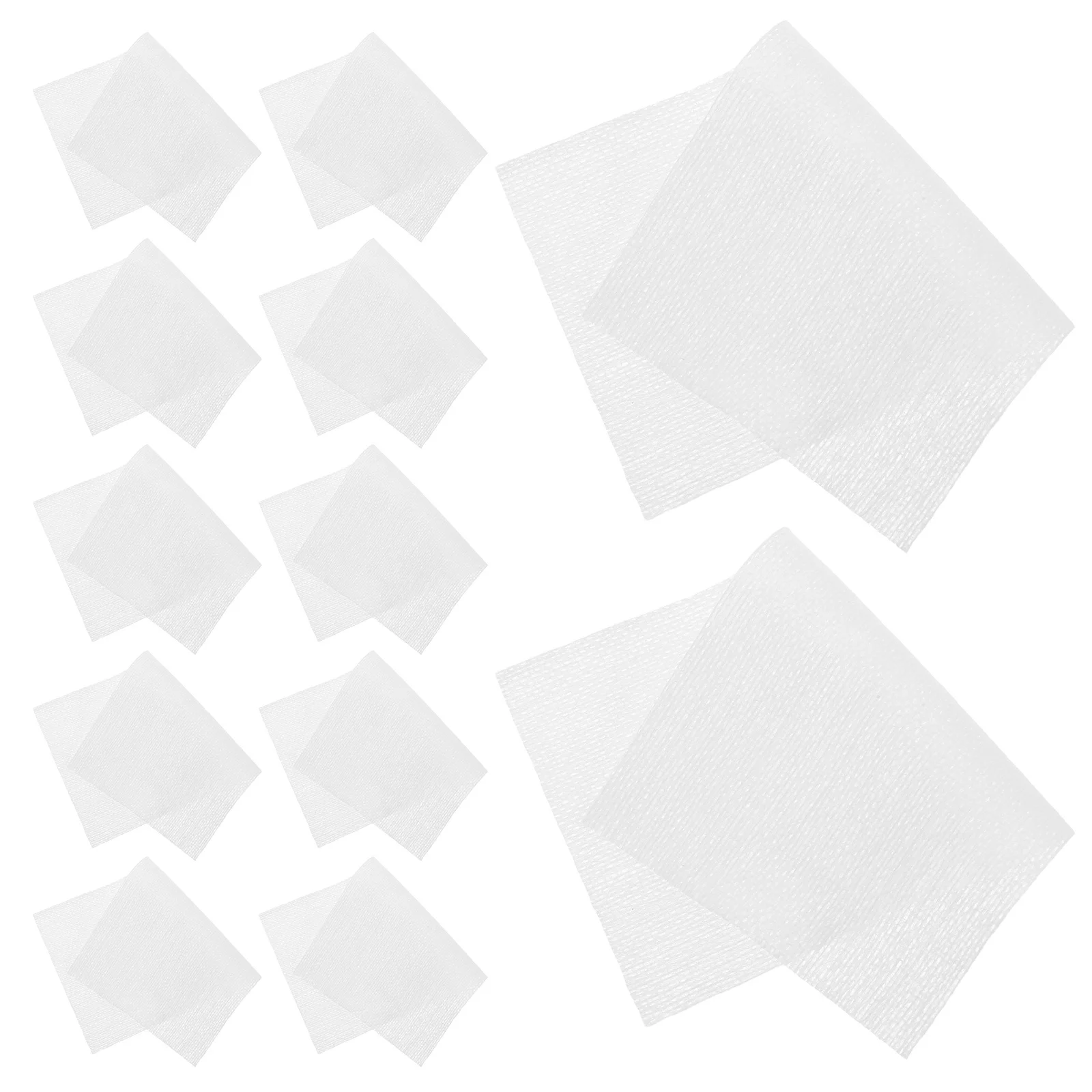 500 Stück dehnbare Baumwoll-Make-up-Pads, große Gesichtsreinigungspads, feuchtigkeitsspendende Entferner-Tücher, Einweg-Spa-Handtücher für Toner, trocken