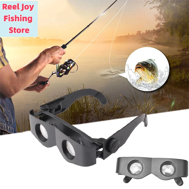 【Glasses Fishing Focus Adjustable Professional Binoculars Telescope Magnifier Glasses Hands-Free Wearable For Theater TV Sight】