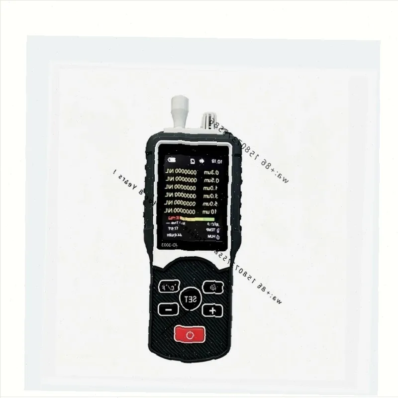 6-Channel Dust Particle Counter Particulate Matter Tester Meter for Indoor and Outdoor Dust Particle Air Quality Monitor