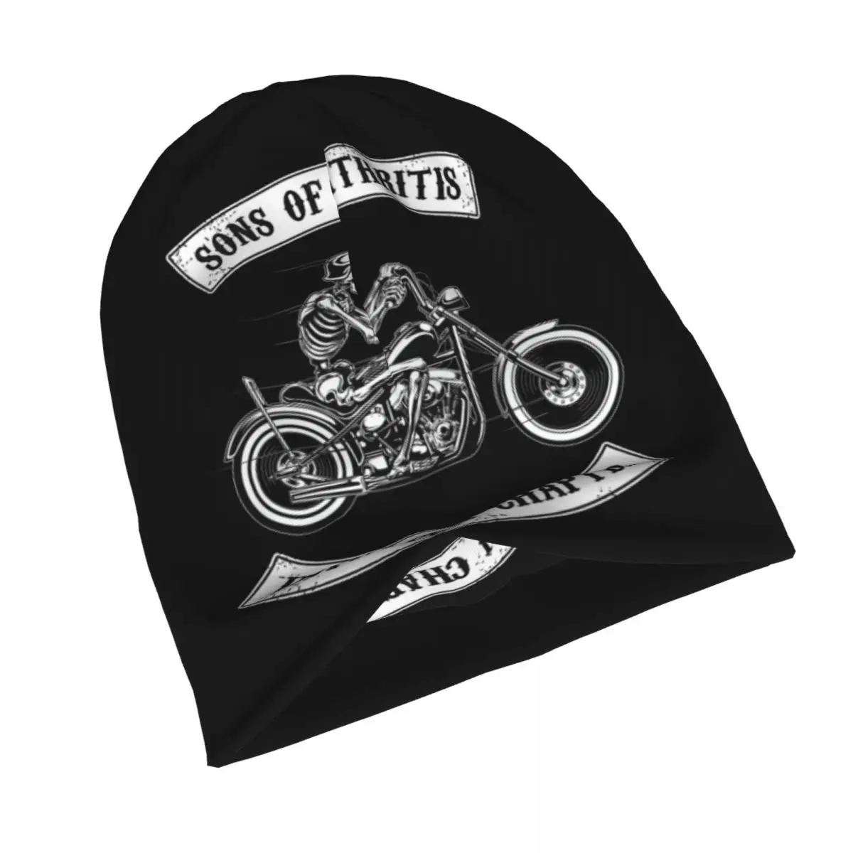 Sons Of Anarchy Chapter Funny Biker Skull Skullies Beanies Hat TV Series Spring Men Women Outdoor Caps Warm  Bonnet Knitted Hat