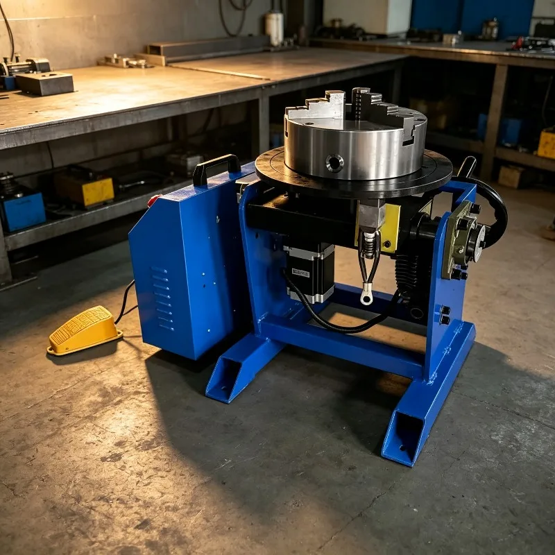 BWJ-300Z Heavy Duty Electric Tilting Welding Positioner Automatic Rotary Turntable