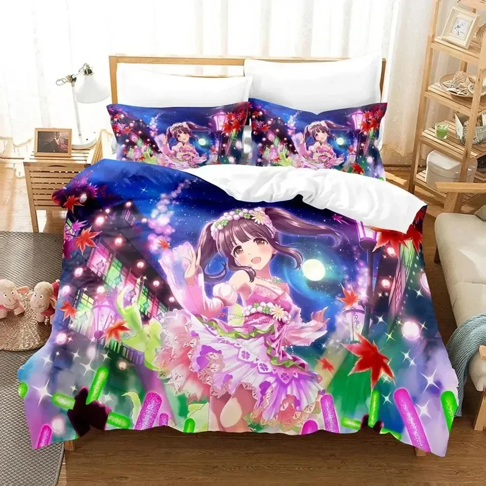 New 3D Print Anime Chieri Ogata Comfortable Duvet Quilt Cover Pillowcase Bedding Set Children Bedroom Decoration Home Textile