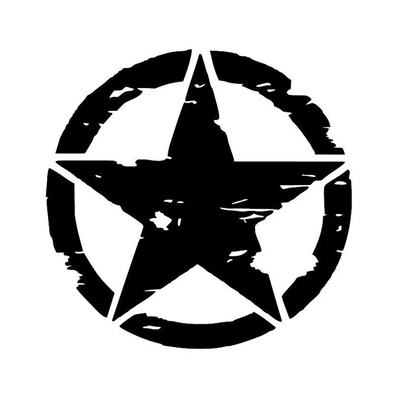 Fashion Graphic Five-pointed Star Car Sticker Body Bumper Motorcycles Vinyl Decals Decorative Exterior Accessories