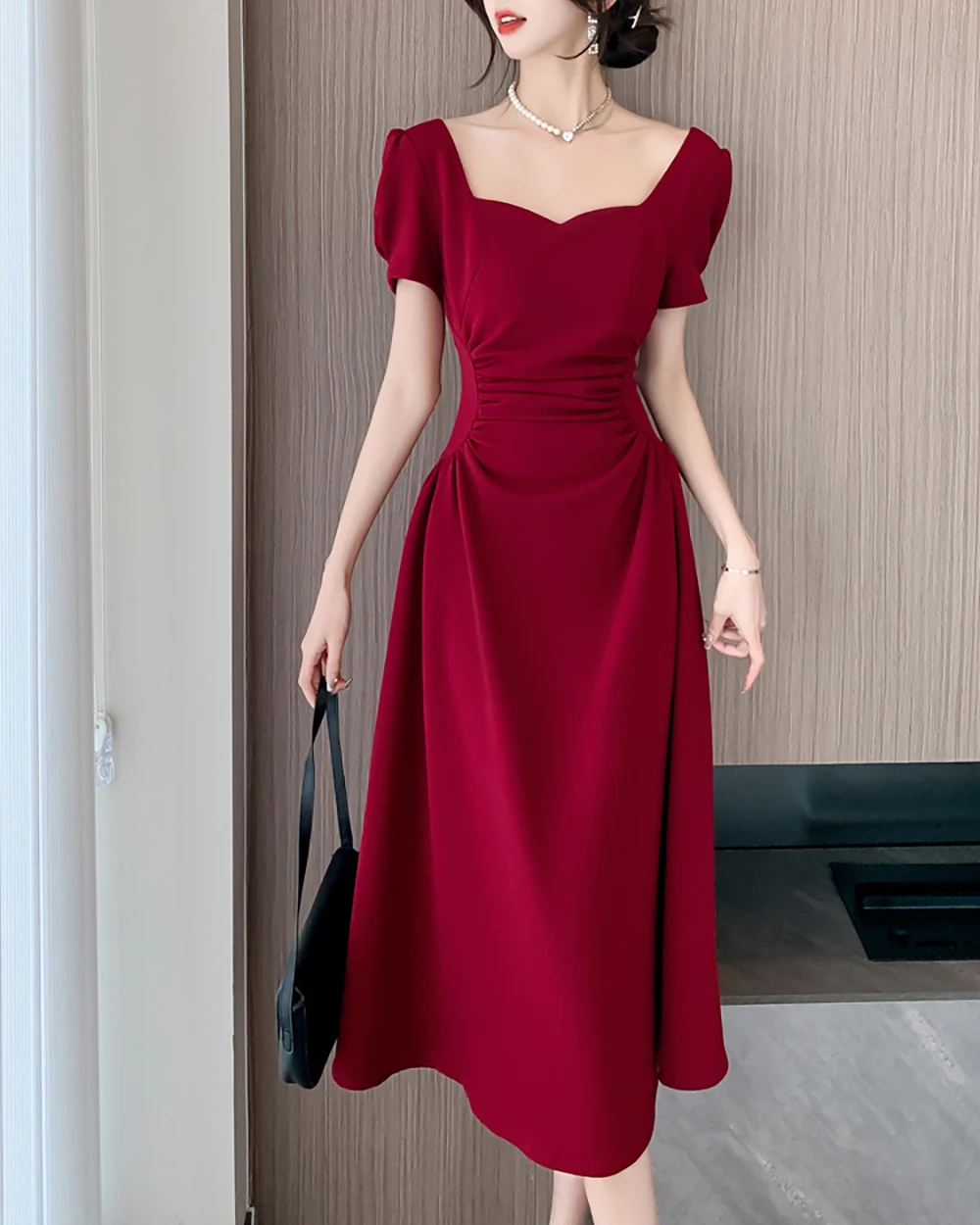 New Arrival Women clothes French Fashion evening dresses Hepburn Style Slim Fit Elegant long dresses skirt Suitable for banquet