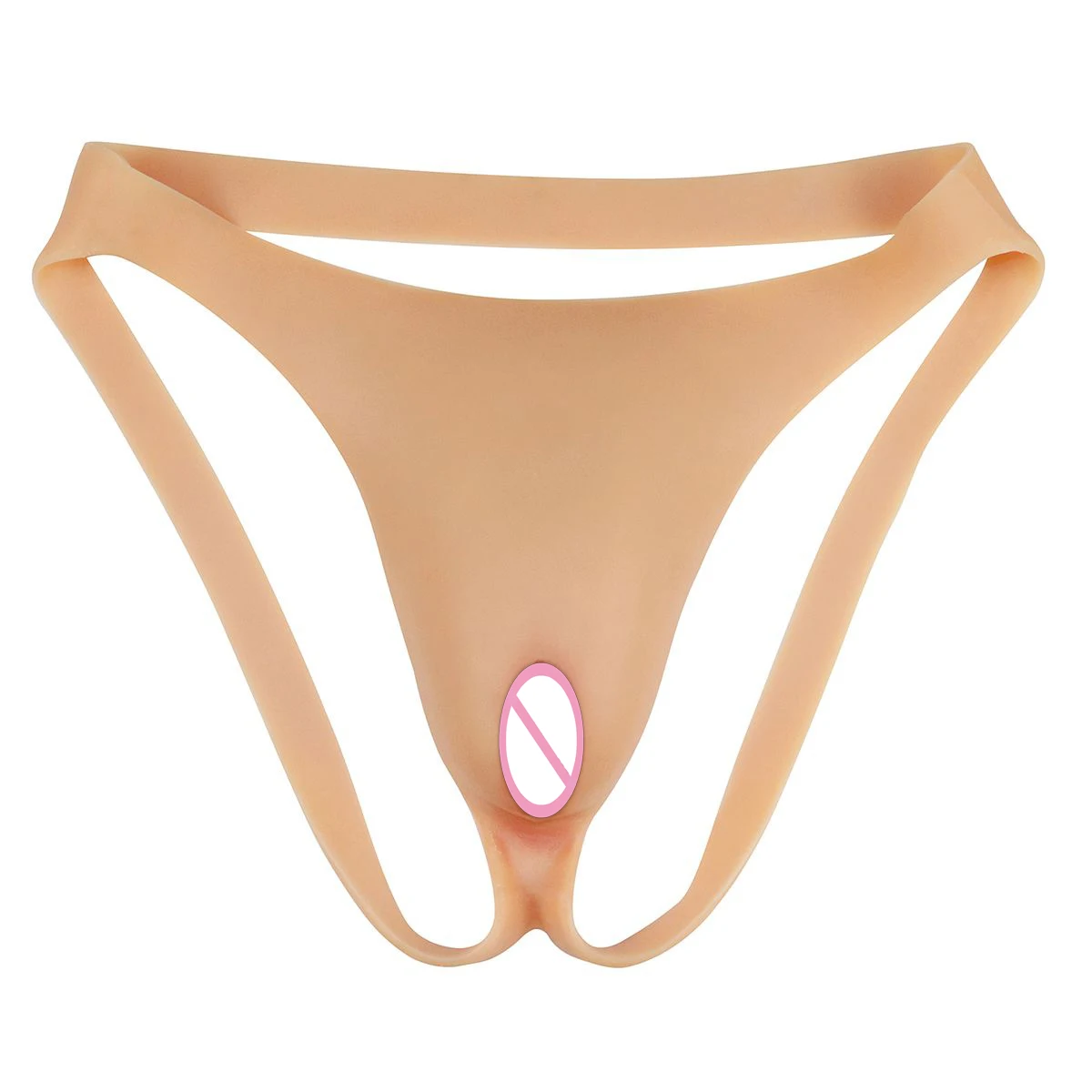 CTKOLYS Steamed Bread Style Transvestit Crossdressing Silicone Fake Realista Pussy Underwear Sissy Boy Drag Queen Transgender