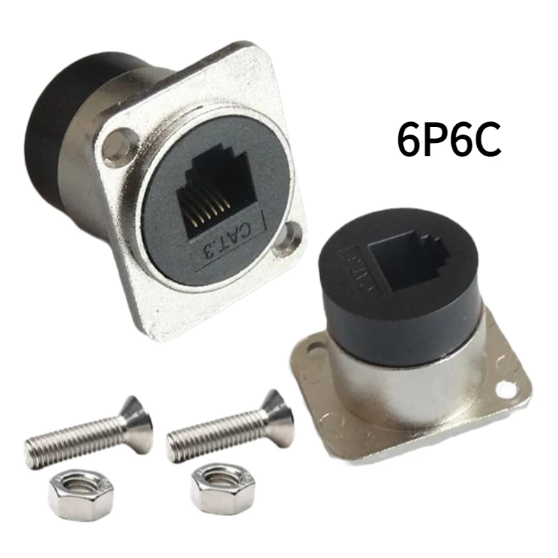 Porca fixa Equipamento telefeux Nico, conector de voz, RJ11, classe III, CAT.3,6P6C