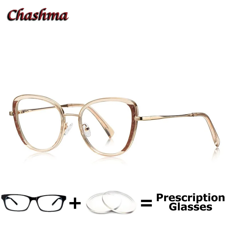 

Women Recipe Lenses Cat Eye Optical Myopia Glasses Anti Blue Ray Computer Working Progressive Eyewear Reading Glasses Near Sight