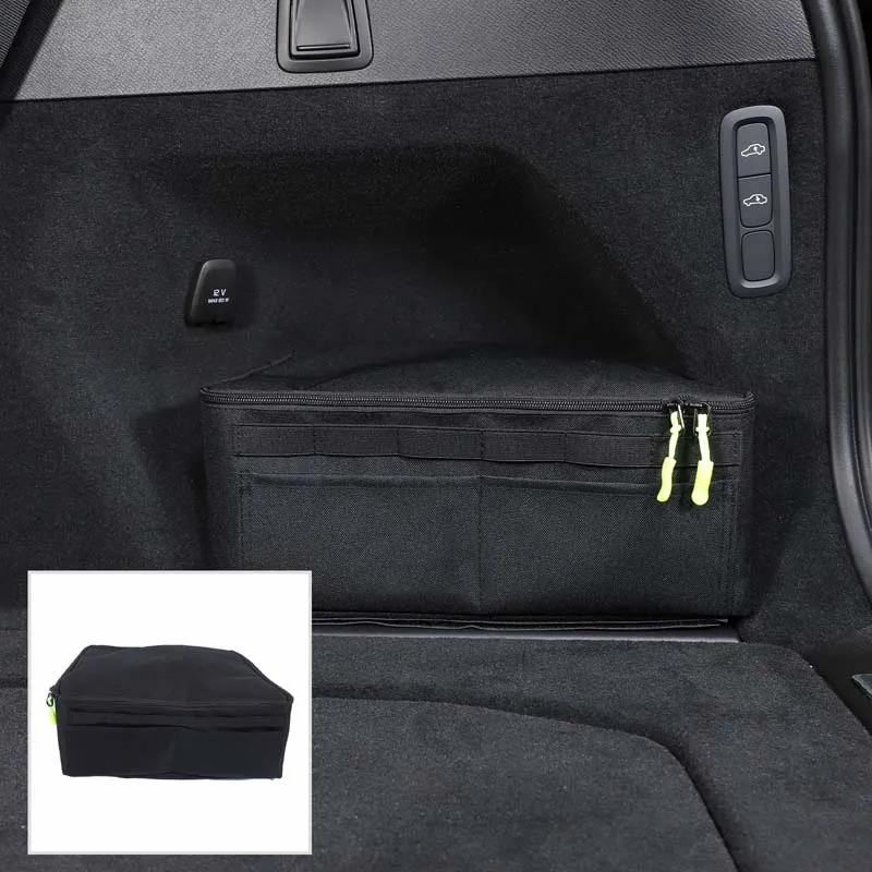 

Oxford cloth black For Volvo XC90 2015-2024 Car trunk tool storage bag finishing bag car interior modification accessories