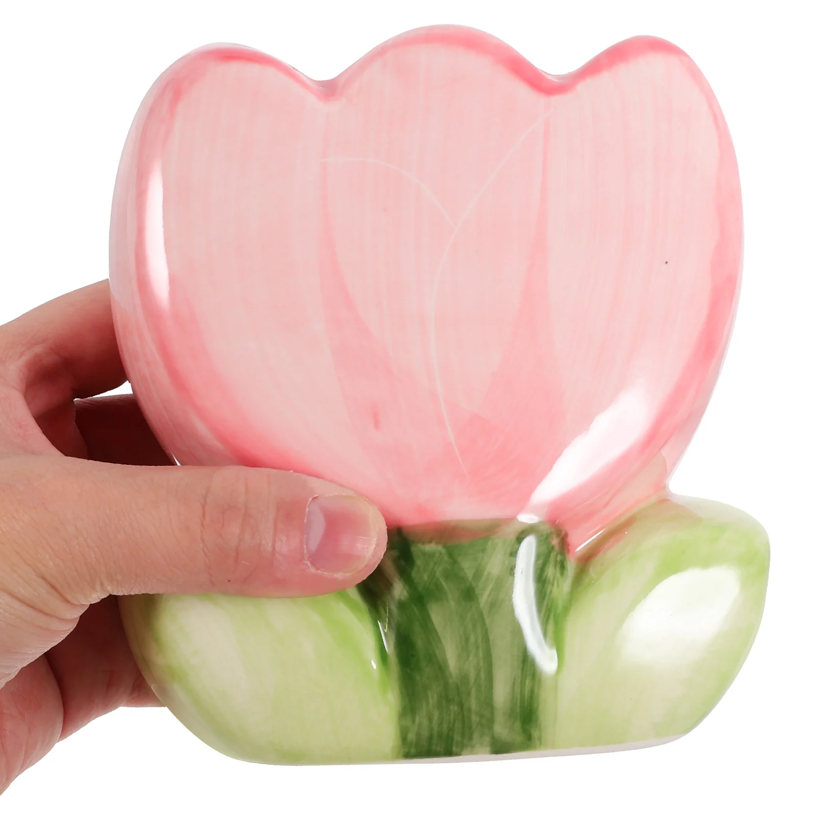 

Tulip Ceramic Pen Holder Desk Organizer Pencil Storage Container Stationery Organizer Aesthetic Desktop Accessories Practical